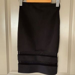 Black stretchy skirt